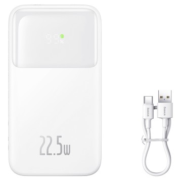 Baseus Comet Series | Power Bank z wbudowanymi kablami USB-C Lightning 10000mAh 22.5W PD QC