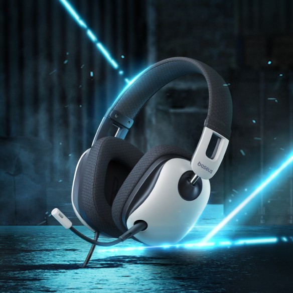 Baseus GoPlay 1 Max | Słuchawki przewodowe nauszne gamingowe Mini Jack 3.5mm 