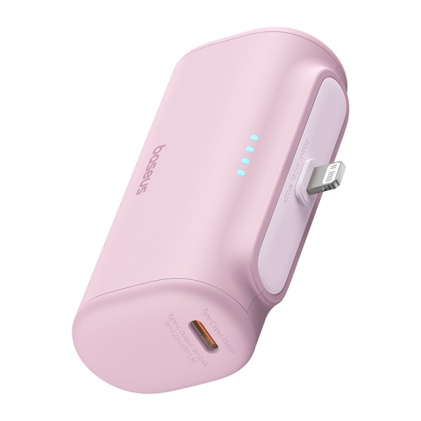 Baseus Compact | Mały Power Bank 5000mAh z szybkim ładowaniem 20W PD USB-C Lightning