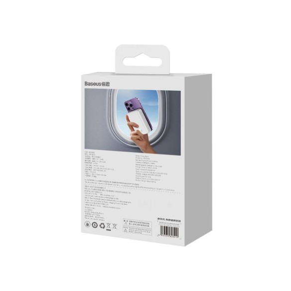 Baseus Magnetic Mini | Power Bank 20000mAh 20W z ładowaniem bezprzewodowym MagSafe Overseas Edition