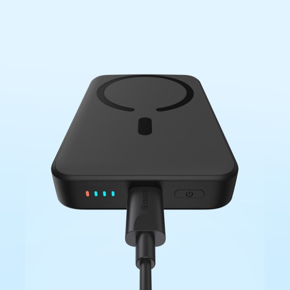 Baseus Magnetic Mini | Power Bank 10000mAh 20W z ładowaniem bezprzewodowym MagSafe Overseas Edition