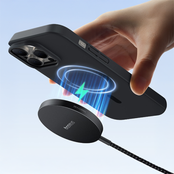 Baseus Simple Mini4 Air Magnetic Wireless Charger Qi2 15W Cluster Black