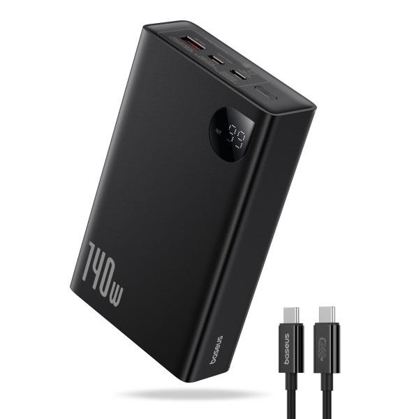 Baseus Adaman Digital Display | Power Bank 22800mAh 140W 2x USB-C, 1x USB-A