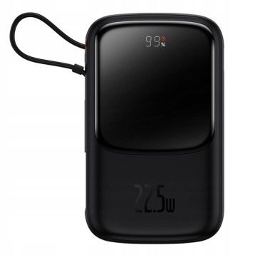 Baseus Qpow Pro Szybki Power Bank 10000mAh 22.5W  Type-C Edition Black