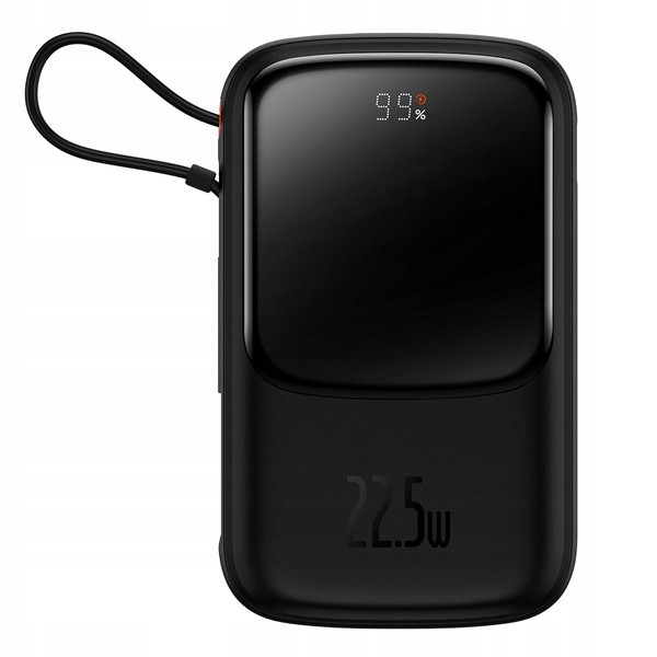 Baseus Qpow Pro Szybki Power Bank 10000mAh 22.5W  Type-C Edition Black