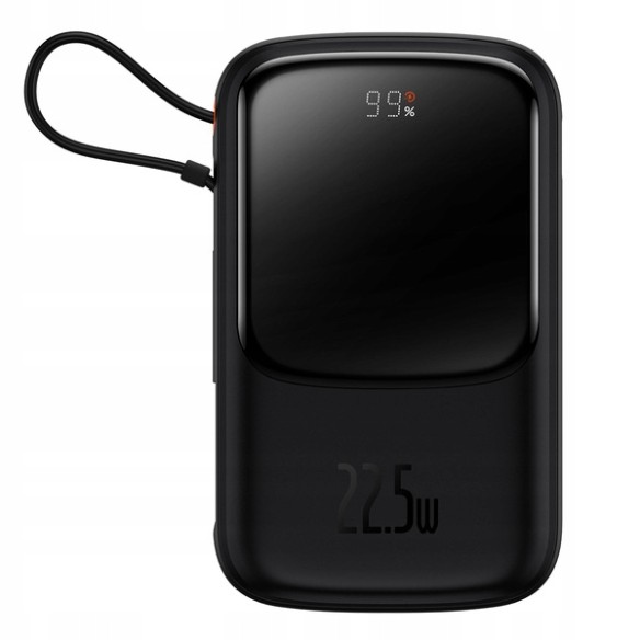 Baseus Qpow Pro Szybki Power Bank 10000mAh 22.5W  Type-C Edition Black