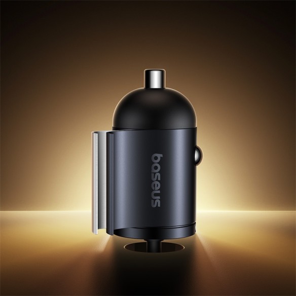 Baseus Tiny Star Mini Ładowarka Samochodowa (C+L Cable Included) 30W Cosmic Black