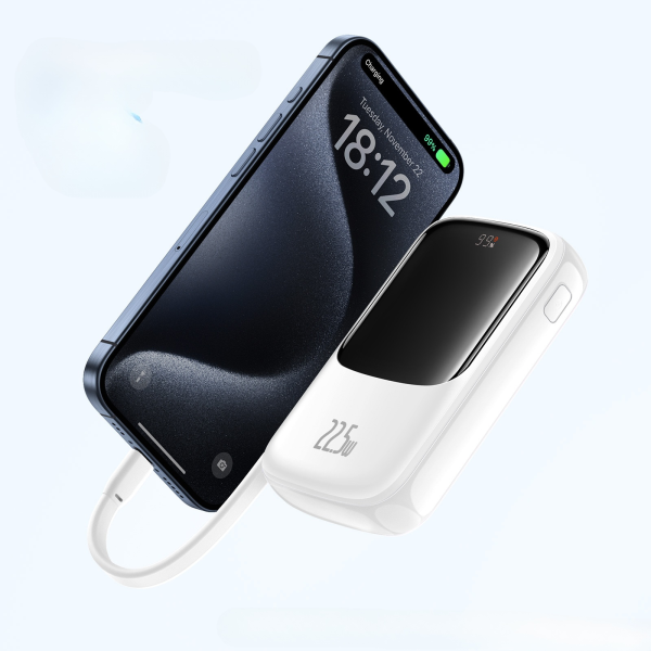 Baseus Qpow Pro+ Power Bank Z Szybkim Ładowaniem 10000mAh 22.5W Type-C