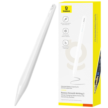 Baseus Smooth Writing 3 Rysik Aktywny Moon White