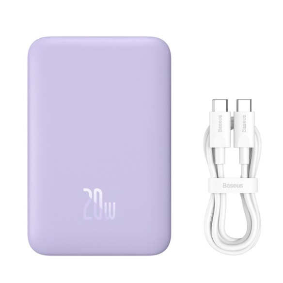 Baseus Magnetic Mini | Power Bank 10000mAh 20W z ładowaniem bezprzewodowym MagSafe Overseas Edition