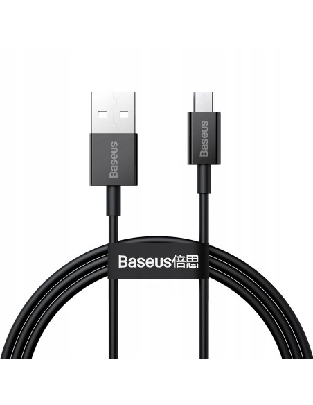 Baseus Superior | Kabel, przewód USB do Micro 2A 1m, Uniewersalny