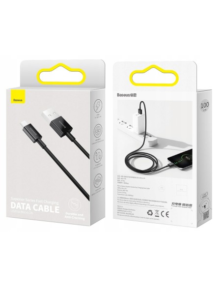 Baseus Superior | Kabel, przewód USB do Micro 2A 1m, Uniewersalny