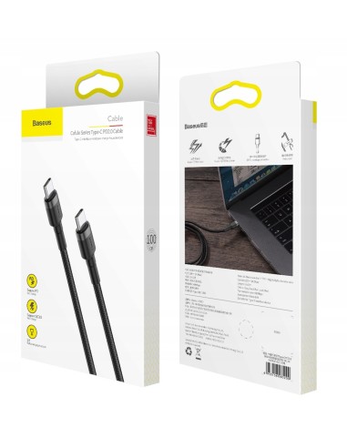 Baseus Cafule 60W | Kabel USB-C Type-C Power Delivery Quick Charge 3.0 60W 1m