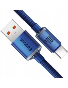 Baseus Crystal Shine | Kabel USB Type-C 100W 66W 6A do Huawei Honor 50 Pro 2m