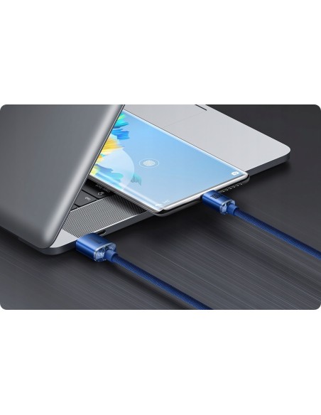 Baseus Crystal Shine | Kabel USB Type-C 100W 66W 6A do Huawei Honor 50 Pro 2m