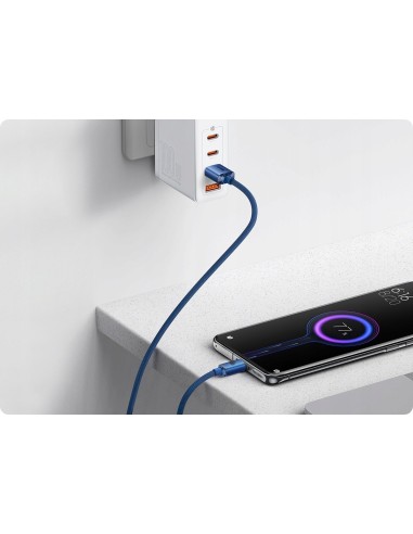 Baseus Crystal Shine | Kabel USB Type-C 100W 66W 6A do Huawei Honor 50 Pro 2m