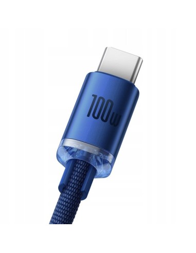 Baseus Crystal Shine | Kabel USB Type-C 100W 66W 6A do Huawei Honor 50 Pro 2m