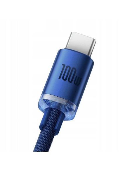 Baseus Crystal Shine | Kabel USB Type-C 100W 66W 6A do Huawei Honor 50 Pro 2m