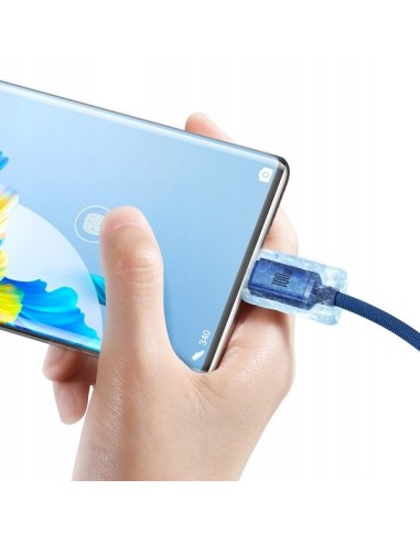 Baseus Crystal Shine | Kabel USB Type-C 100W 66W 6A do Huawei Honor 50 Pro 2m