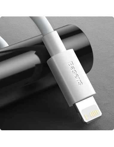 Baseus Simple Wisdom | Zestaw 2 kabli USB - Lightning do Apple iPhone 2.4A 1.5m