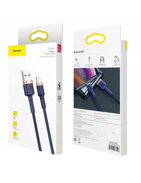 Baseus Cafule Cable | Kabel. przewód USB - Lightning do Apple iPhone, iPad, 2.4A, 1m