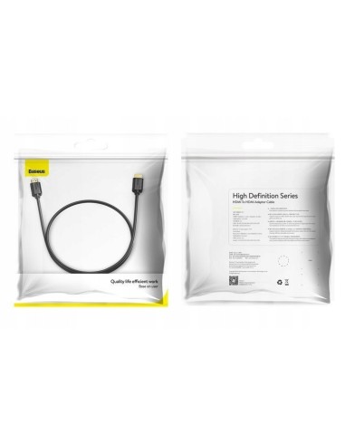 Baseus High Definition | Kabel przewód HDMI - HDMI 2.0 4K60Hz FULL HD 18Gbps HDR 2m
