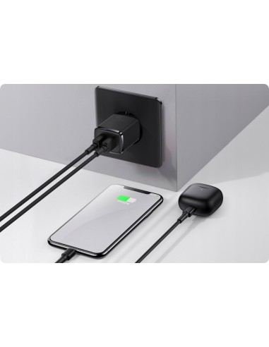 Baseus Compact | Ładowarka sieciowa zasilacz 2x USB-A 10.5W 2A