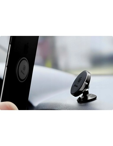 Baseus Small Ears | Uniwersalny uchwyt samochodowy magnetyczny na telefon na kokpit deskę C40141403113-00 SUER-B01