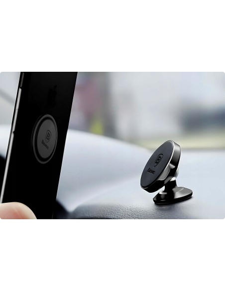 Baseus Small Ears | Uniwersalny uchwyt samochodowy magnetyczny na telefon na kokpit deskę C40141403113-00 SUER-B01