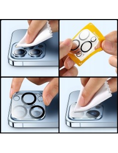 Baseus Liquid Silica Gel Phone Case Set for iP 13 | Etui ze szkłem hartowanym do ekranu i aparatu do iPhone 13