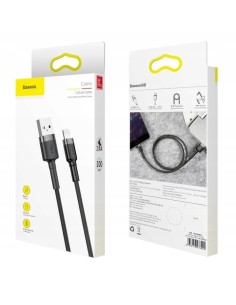 Baseus Cafule Cable | Mocny kabel USB - Lightning do iPhone 6 7 8 X 2.4A 1m