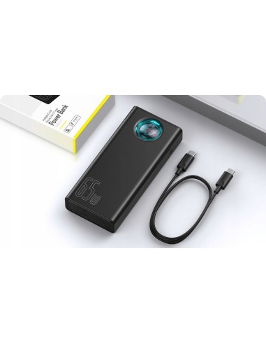 Baseus Ambilight 65W | Power Bank 30000mAh 4x USB + USB-C Power Delivery Quick Charge 3.0 Huawei SCP FCP 5A Overseas Edition