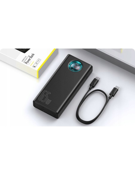 Baseus Ambilight 65W | Power Bank 30000mAh 4x USB + USB-C Power Delivery Quick Charge 3.0 Huawei SCP FCP 5A Overseas Edition