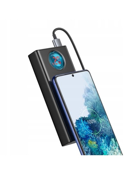 Baseus Ambilight 65W | Power Bank 30000mAh 4x USB + USB-C Power Delivery Quick Charge 3.0 Huawei SCP FCP 5A Overseas Edition