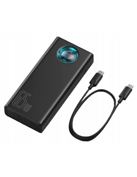 Baseus Ambilight 65W | Power Bank 30000mAh 4x USB + USB-C Power Delivery Quick Charge 3.0 Huawei SCP FCP 5A Overseas Edition