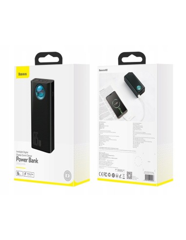 Baseus Ambilight 65W | Power Bank 30000mAh 4x USB + USB-C Power Delivery Quick Charge 3.0 Huawei SCP FCP 5A Overseas Edition