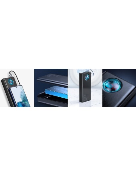Baseus Ambilight 65W | Power Bank 30000mAh 4x USB + USB-C Power Delivery Quick Charge 3.0 Huawei SCP FCP 5A Overseas Edition