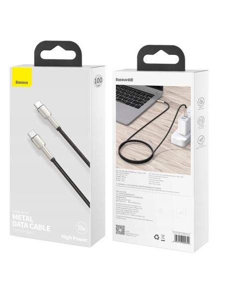 Baseus|  USB-C Type-C 100W  4.0 1m