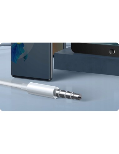 Baseus H17 | Słuchawki douszne Jack 3.5mm z mikrofonem i pilotem