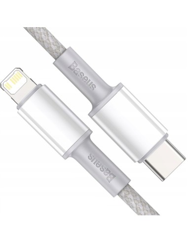 Baseus High Density | Kabel USB-C Lightning do iPhone Power Delivery 20W 18W 2m