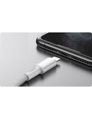 Baseus High Density | Kabel USB-C Lightning do iPhone Power Delivery 20W 18W 2m