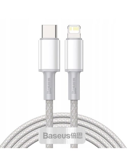 Baseus High Density | Kabel USB-C Lightning do iPhone Power Delivery 20W 18W 2m