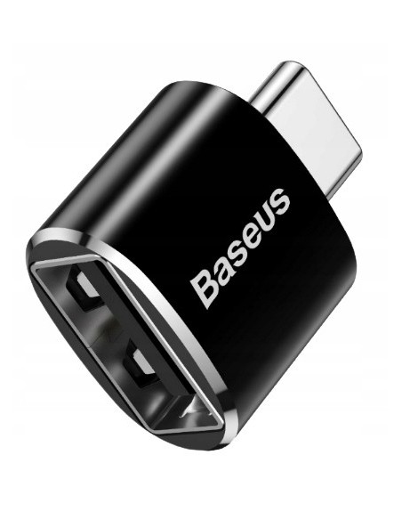 Baseus Mini USB | Adapter przejściówka OTG USB-A / USB-C 2,4A