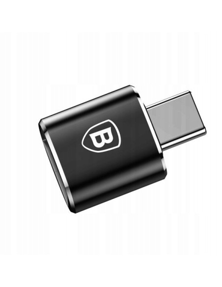 Baseus Mini USB | Adapter przejściówka OTG USB-A / USB-C 2,4A