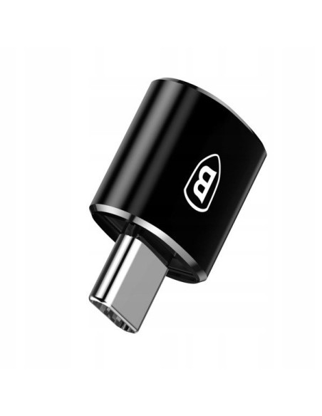 Baseus Mini USB | Adapter przejściówka OTG USB-A / USB-C 2,4A