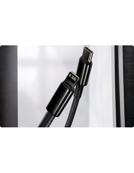 Baseus Tungsten Gold | Kabel USB-C - Lightning do iPhone Power Delivery 20W 18W 2m