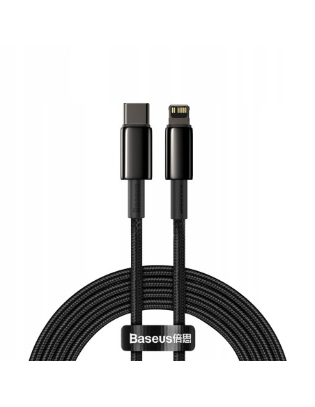 Baseus Tungsten Gold | Kabel USB-C - Lightning do iPhone Power Delivery 20W 18W 2m