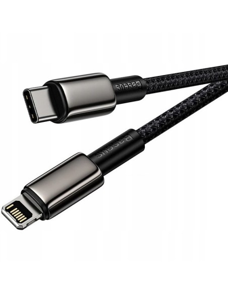 Baseus Tungsten Gold | Kabel USB-C - Lightning do iPhone Power Delivery 20W 18W 2m