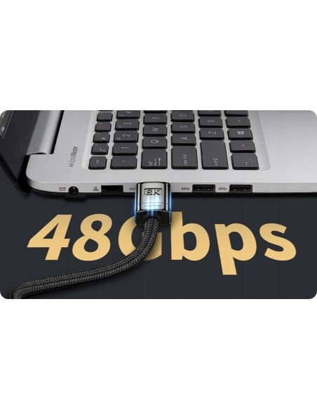 Baseus High Definition | Kabel HDMI 2.1 8K 60Hz UHD 3D dynamiczny HDR 1m