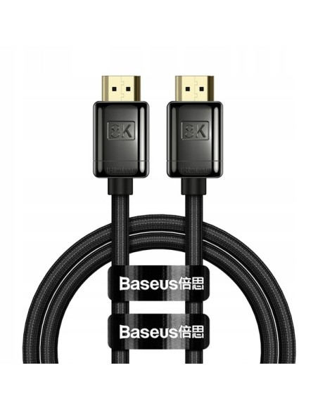 Baseus High Definition | Kabel HDMI 2.1 8K 60Hz UHD 3D dynamiczny HDR 1m